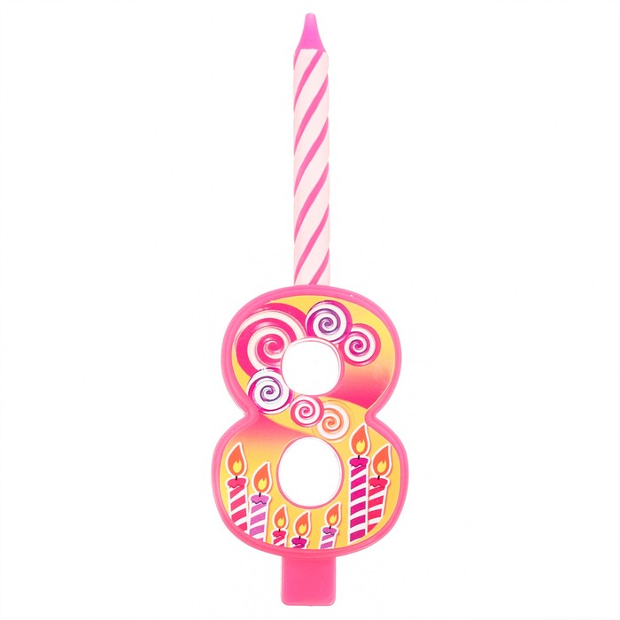 Свеча цифра "8"