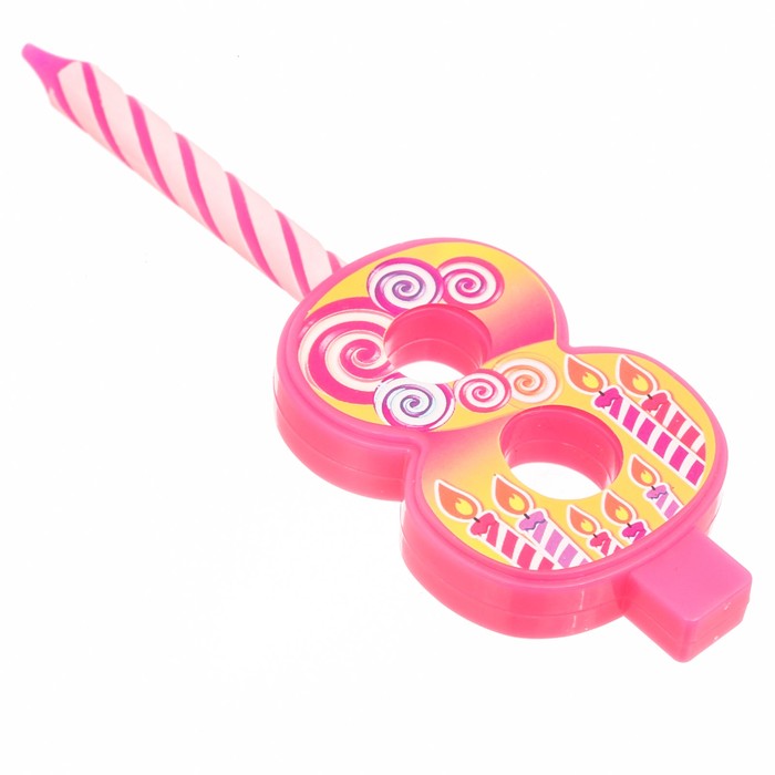 Свеча цифра "8"