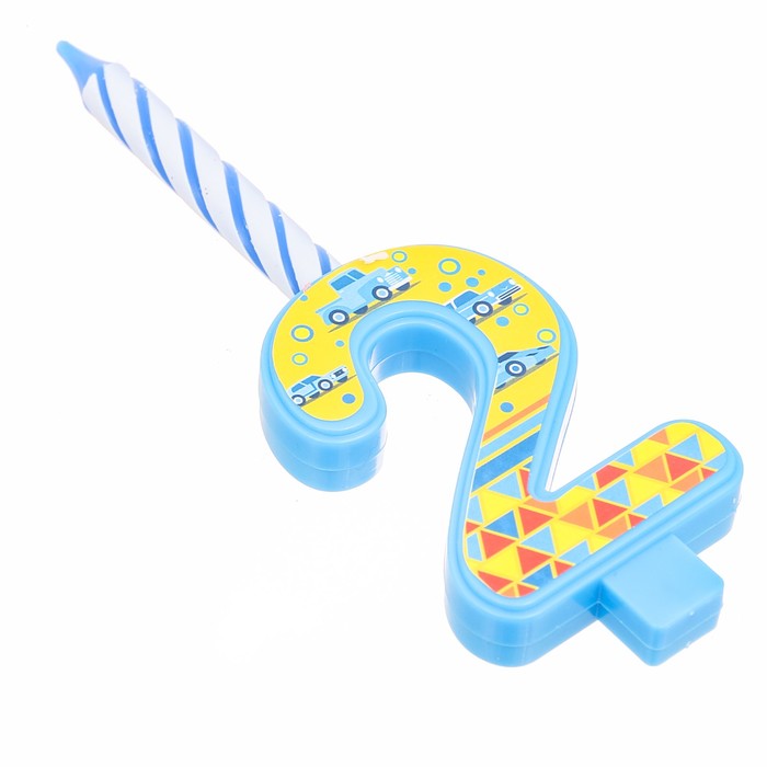 Свеча цифра "2"