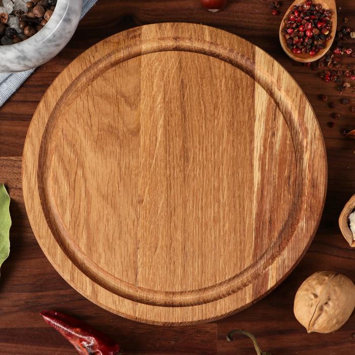 Тарелка для сладостей и орешков, массив ясеня, 20 см
