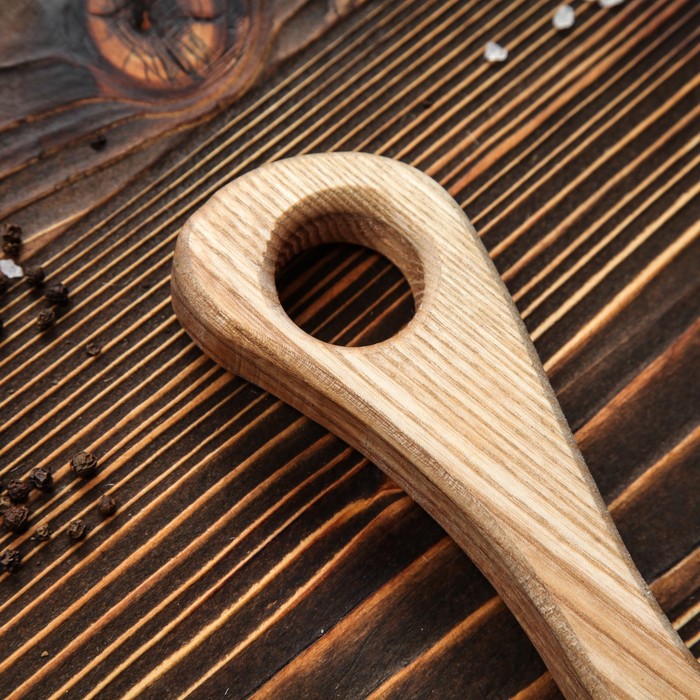 Доска авторская для подачи "Капля", массив ясеня 50х20 см