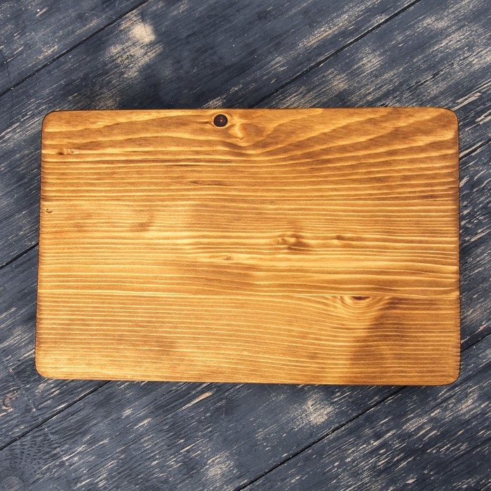 Подставка для суши, темная, массив сосны, 30 х 21 см