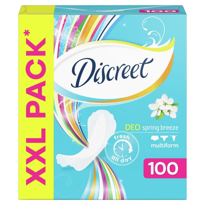 

Прокладки ежедневные Discreet Deo Spring Breeze Multiform, 100 шт.