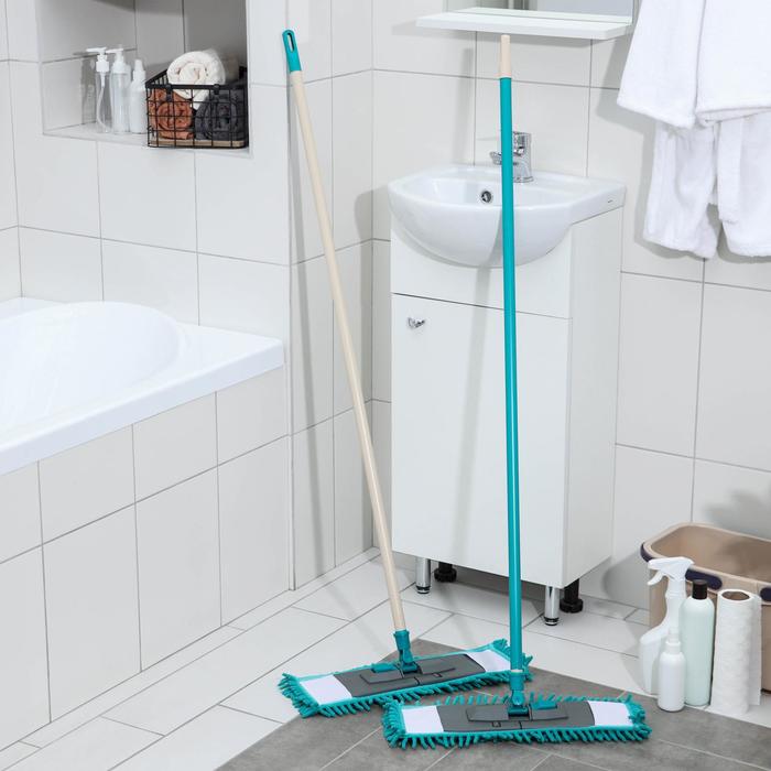 Швабра "Синель" универсальная с рукояткой 120 см МИКС