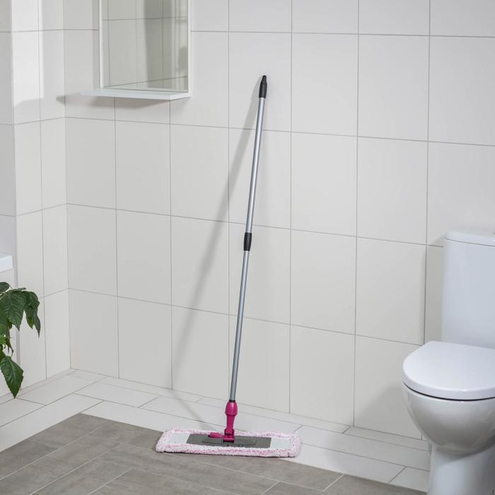 Швабра универсальная с телескопической рукояткой 120 см МИКС