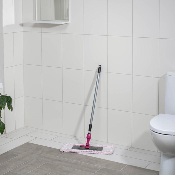 Швабра универсальная с телескопической рукояткой 120 см МИКС