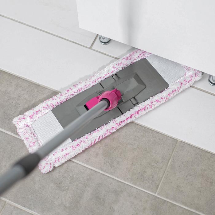 Швабра универсальная с телескопической рукояткой 120 см МИКС