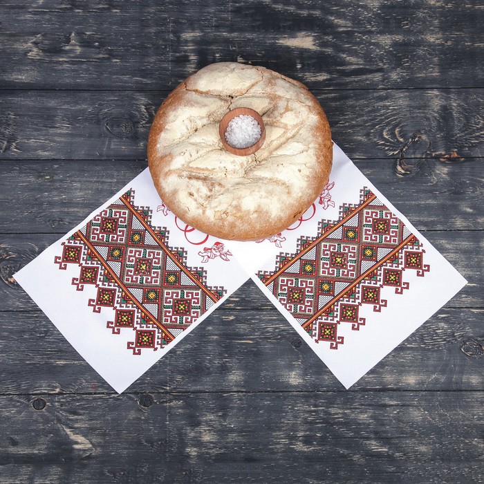 Рушник с орнаментом "Навсегда вместе", 120 х 24 см