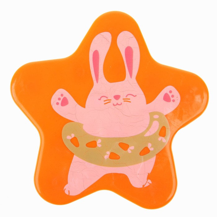 Мини-коврик для ванны на присосках «Зайка»