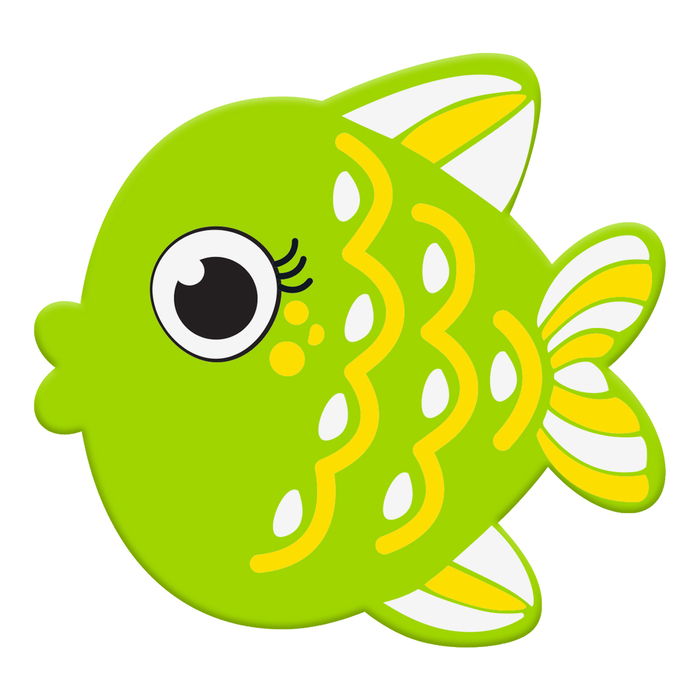 Мини-коврик для ванны на присосках «Рыбка»