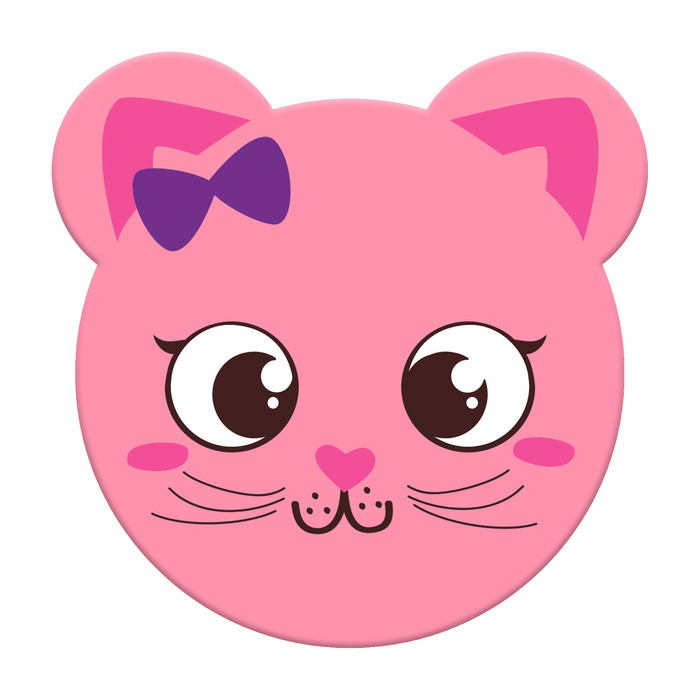 Мини-коврик для ванны на присосках «Кошечка»