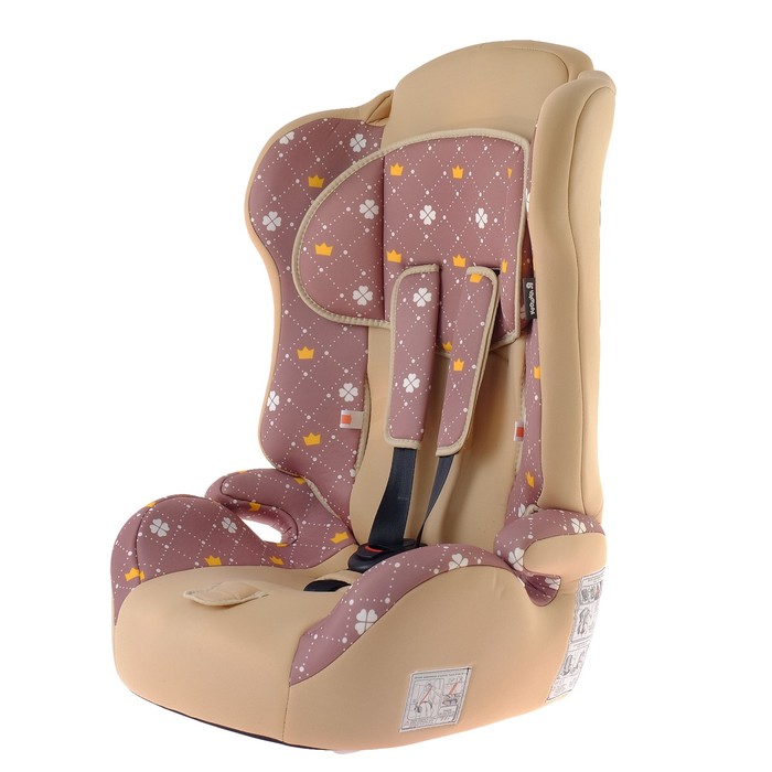 Автокресло-бустер Multi, группа 1-2-3, цвет бежевый «Люкс»