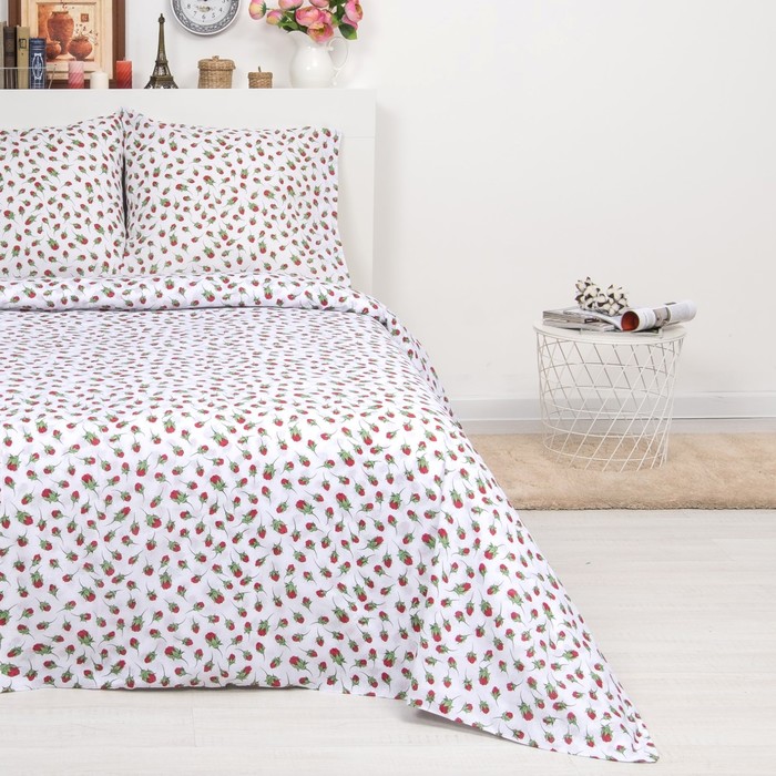 Постельное бельё евро диз. 414 200х220см, 220х200см, 70х70см - 2 шт., бязь 100 гр/м ², хл 100%