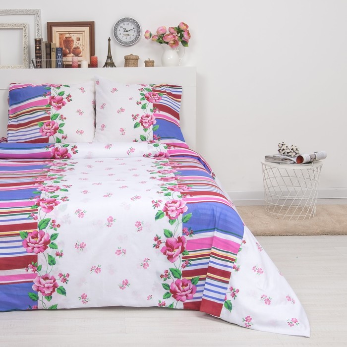 Постельное бельё евро диз. 826 200х220см, 220х200см, 70х70см - 2 шт., бязь 100 гр/м ², хл 100%