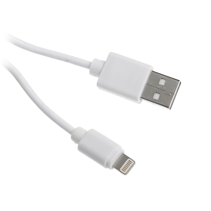 Провод для зарядки и передачи данных CODE, USB - Iphone 5/6/7, 1 метр, белый