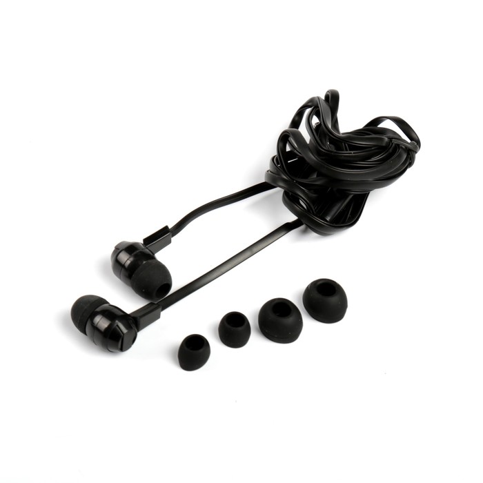 Гарнитура CODE, частота 20Hz, мощность 3 мВт, кабель 1.2 м, доп. амбушюры,, черная