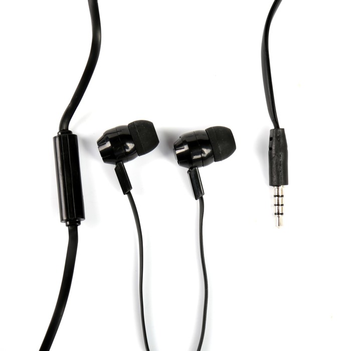 Гарнитура CODE, частота 20Hz, мощность 3 мВт, кабель 1.2 м, доп. амбушюры,, черная