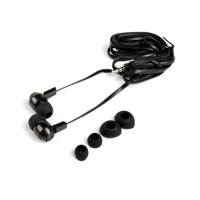Гарнитура Dekker, частота 20Hz, мощность 3 мВт, кабель 1.2 м, доп. амбушюры,, черные