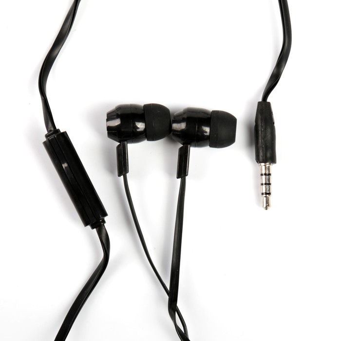 Гарнитура Dekker, частота 20Hz, мощность 3 мВт, кабель 1.2 м, доп. амбушюры,, черные