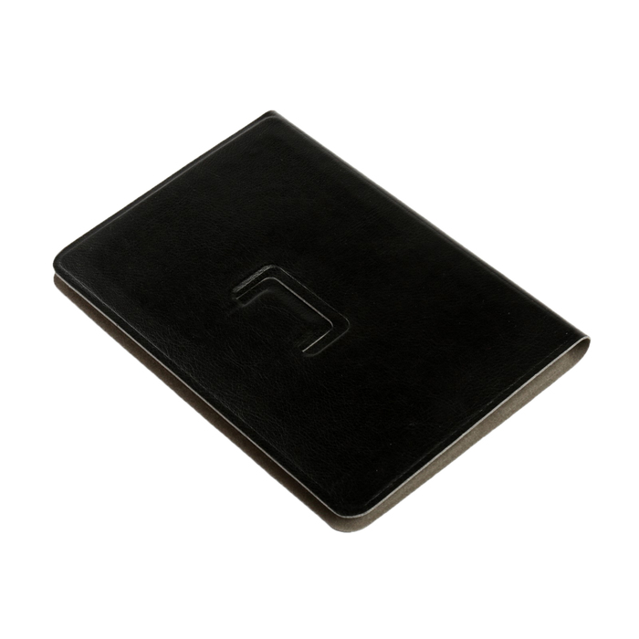 Чехол для планшета Duplex, универсальный 7", черный кожзам