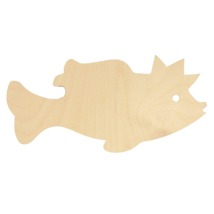 Заготовка для творчества «Доска разделочная», рыбка, 24х12 см