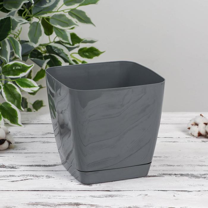 Кашпо 5 л "Тоскана" d=19 см, цвет МИКС