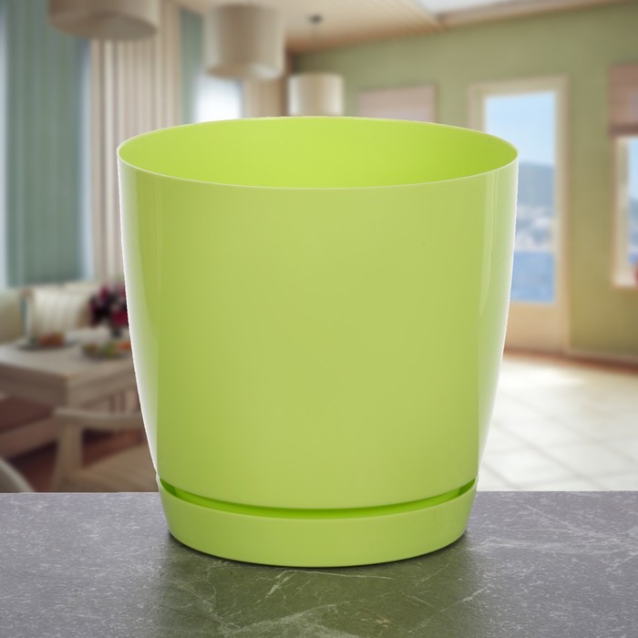 Кашпо 2,2 л "Тоскана" d=15 см, цвет МИКС