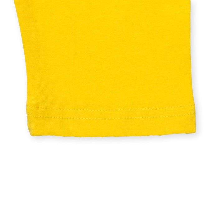 Комплект для девочки туника+брижди, рост 98 см, цвет молочный/желтый П-13/3