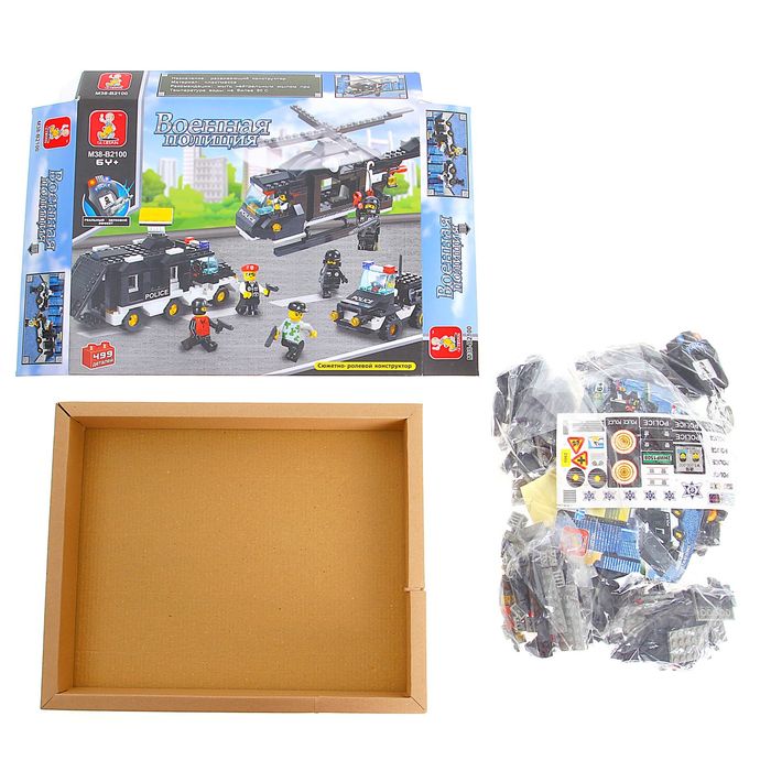Конструктор «Военная полиция: Спецназ», 499 деталей