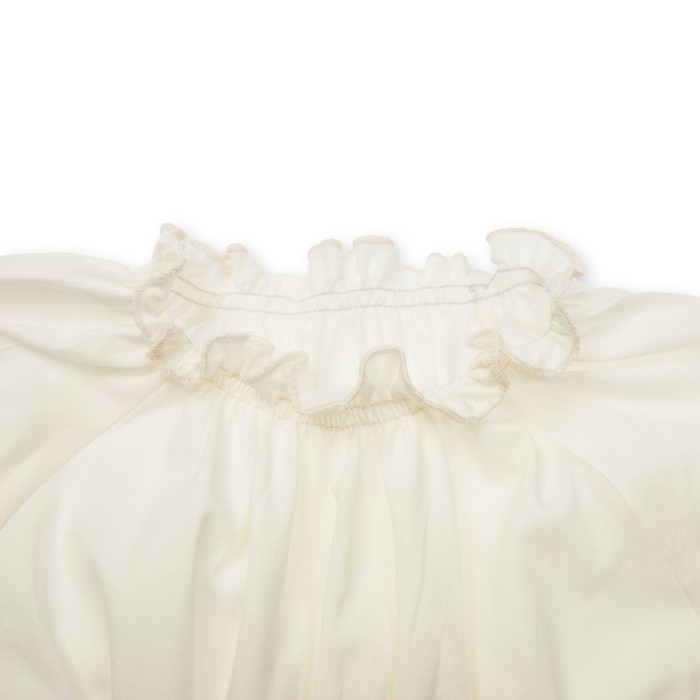 Комплект для девочки туника+брижди, рост 110 см, цвет молочный/коралловый П-13/5