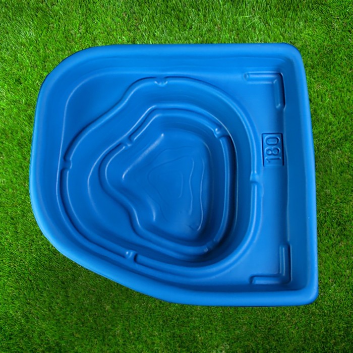 Пруд садовый пластиковый, 180 л, синий