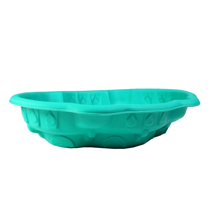 Клумба пластмассовая, 110 х 83 х 29 см, зелёная, «Джумба»