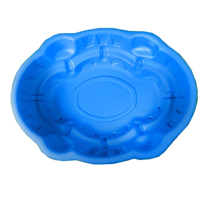 Клумба пластмассовая, 110 х 83 х 29 см, синяя, «Джумба»