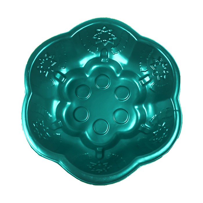 Клумба пластмассовая, 100 х 100 х 30 см, зелёная, «Южная ночь»