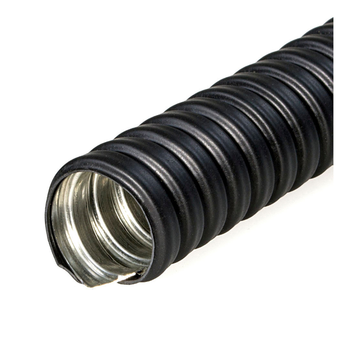 Металлорукав в ПВХ оболочке "Промрукав" Р3-СЛП-НГ-08, d=8 мм (100м/уп)