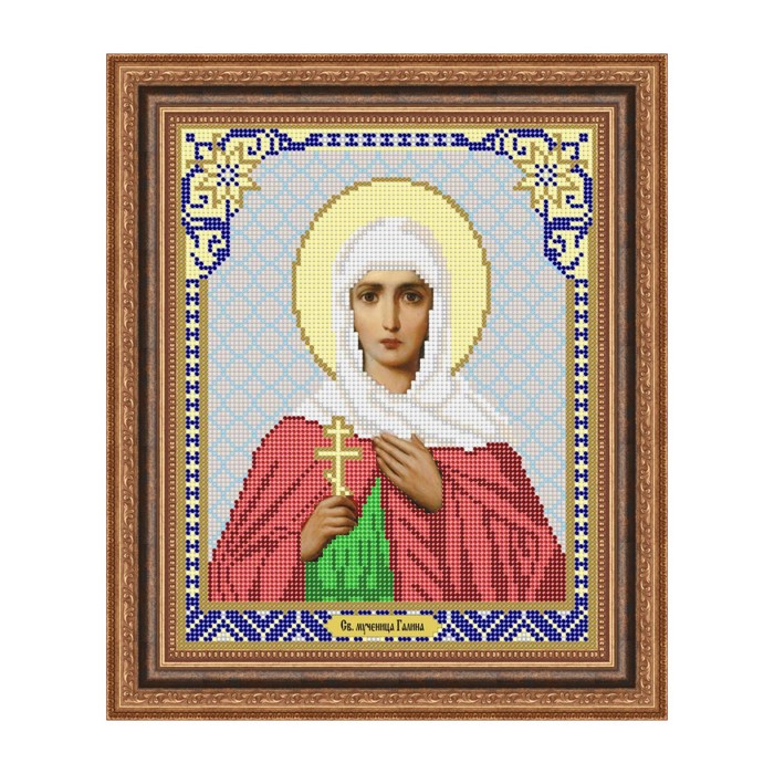 Схема для вышивки бисером "Святая Галина"