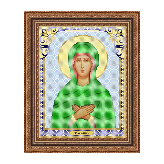 Схема для вышивки бисером "Святая Мариамна"