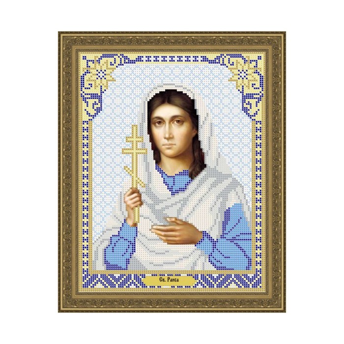 Схема для вышивки бисером "Святая Раиса"