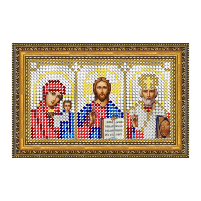 Схема для вышивки бисером "Иконостас Святого Николая Чудотворца"