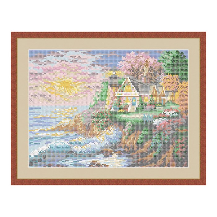 Схема для вышивки бисером "Маяк"