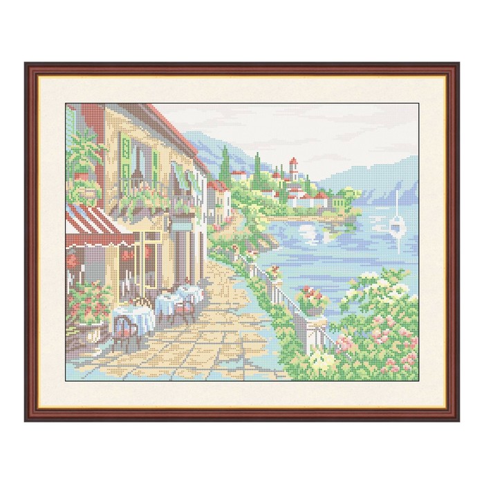 Схема для вышивки бисером "Утро на море"