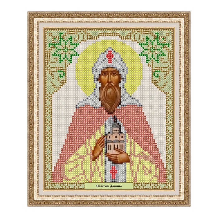 Схема для вышивки бисером "Святой Даниил"