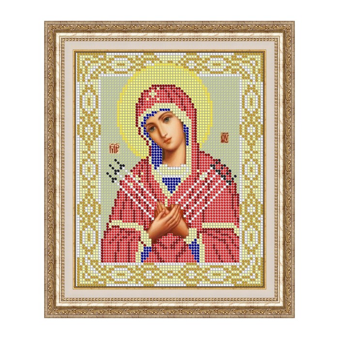 Схема для вышивки бисером "Божия Матерь Семистрельная"
