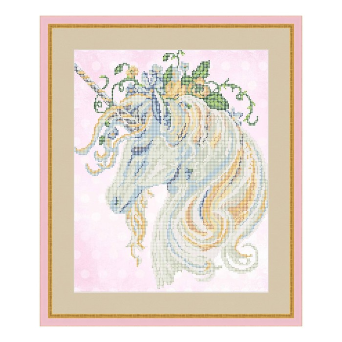 Схема для вышивки бисером "Единорог"