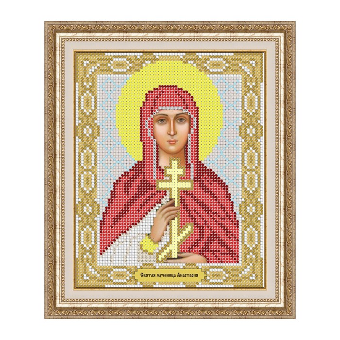 Схема для вышивки бисером "Святая Анастасия"