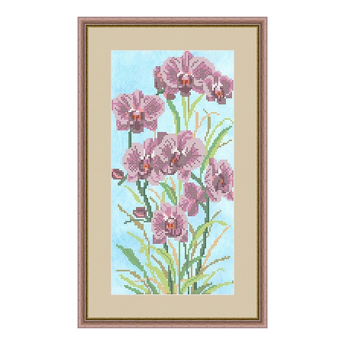 Схема для вышивки бисером "Орхидеи"