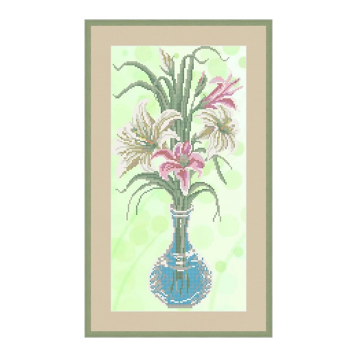 Схема для вышивки бисером "Лилии"