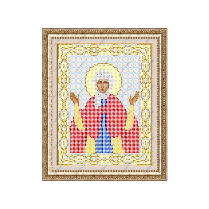 Схема для вышивки бисером "Святая Мелания"