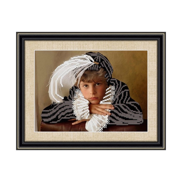 Схема для вышивки бисером "Мальчик"