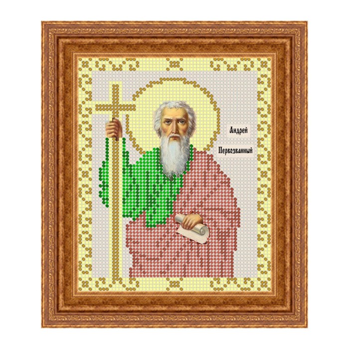 Схема для вышивки бисером "Святой Андрей"